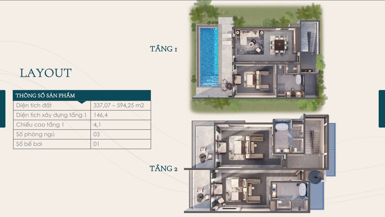 layout biệt thự signature