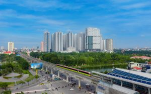 ROX Tower Goldmark City nổi lên như một điểm nhấn tiêu biểu tại phía Tây Hà Nội